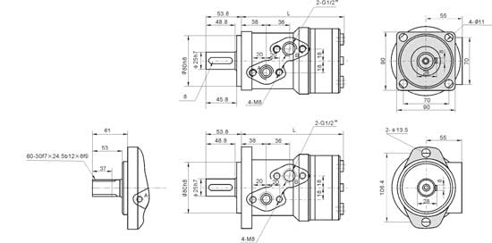 擺線液壓馬達(dá) BMR-320